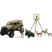 New Ray Jeep Wrangler Deer Hunting Set