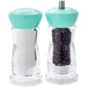 Kamenstein Turquoise Pepper Mill and Salt Shaker Set
