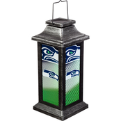 Evergreen 10 in. NFL Football Solar Garden Lantern