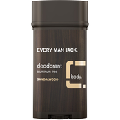 Every Man Jack Sandalwood Deodorant 3 oz.