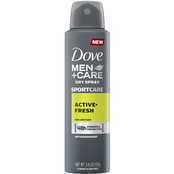 Dove Men+Care Sport Active and Fresh Antiperspirant Deodorant Dry Spray 3.8 oz.