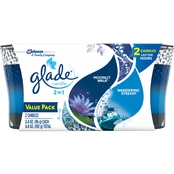 Glade Moonlit Walk and Wandering Stream Candle, 2 pk. / 3.4 oz.