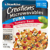 StarKist Creations Microwavables Tomato Basil Tuna 4.5 oz. Pouch