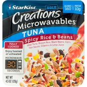 StarKist Creations Microwavables Spicy Rice and Beans Tuna 4.5 oz.