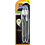 BIC Gelocity Quick Dry Fine Blister Pens (0.5mm), 2 pk.