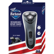 Barbasol Men's Rechargeable Dry Rotary Shaver with Pop-up Trimmer