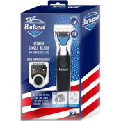 Barbasol Rechargeable Power Single Blade Shaver with Adjustable Dial