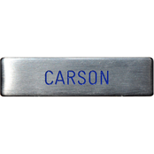 Air Force Silver Metal Engraved Nametag