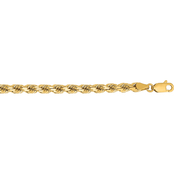 14K Yellow Gold 4.25mm Rope Chain