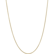 14K Yellow Gold 2mm Cable Chain 18 in.