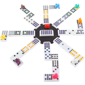 Hey! Play! Mexican Train Dominoes Game with Case