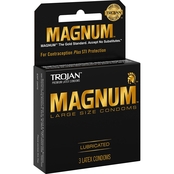 Trojan Magnum Lubricated Condom 3 ct.