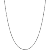 14K White Gold 1.9mm Box Chain Necklace