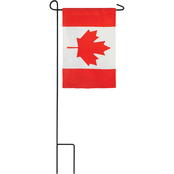 Evergreen Canada Garden Suede Flag