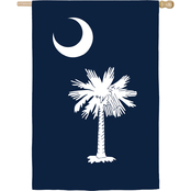 Evergreen South Carolina House Applique Flag