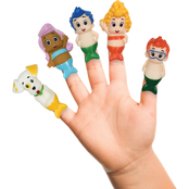 Nickelodeon Bubble Guppies Bath Finger Puppets 5 pc. Set