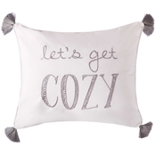 Levtex Home Camden Let's Get Cozy Tassel Pillow