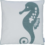 Levtex Home Blue Maui Seahorse Pillow
