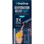 Drip Drop ORS Orange Electrolyte Powder Sticks 4 Ct.
