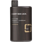 Every Man Jack 2 in 1 Sandalwood Shampoo 13.5 oz.