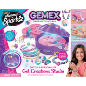 CraZArt Shimmer 'N Sparkle Gemex Gel to Gems Magic Shell Playset