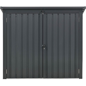 Hanover Galvanized Steel Trash and Recyclables Storage Shed