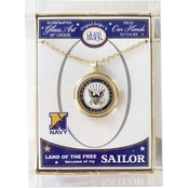 Glass Baron Sailor Necklace 18 in.