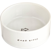 Harmony Good Kitty Ceramic Cat Bowl