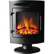 Cambridge 1500W Freestanding Electric Fireplace Heater with Log Display