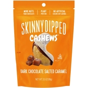 Skinny Dipped Salted Caramel Dark Chocolate Cashews 3.5 oz.
