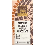Endangered Species Owl Dark Chocolate with Sea Salt & Almonds 3 oz.