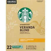 Starbucks K-Cup Veranda Blend Coffee Pods 22 ct.
