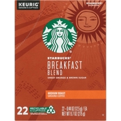 Starbucks K-Cup Breakfast Blend Coffee Pods 22 ct.