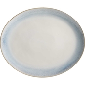 Martha Stewart Collection 13.5 in. Reactive Glaze Stoneware Serving Platter