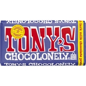 Tony's Chocolonely Dark Milk Chocolate Pretzel Toffee Bar 6.35 oz.