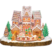 Roman 14 in. Musical LED Gingerbread House