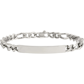 Chisel Polished Stainless Steel ID Bracelet