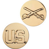 Army US & Cavalry Sta-Brite Pin-On