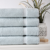 Ozan Premium Home 100% Turkish Cotton Maui Collection Luxury Bath Towels Set of 4