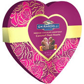 Ghirardelli Milk Chocolate Caramel Duet Hearts 5.6 oz. Gift Box