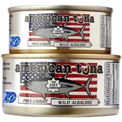 American Tuna No Salt Added 12 cans, 3.5 oz. each