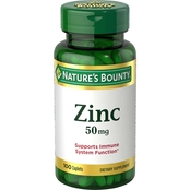 Nature's Bounty Zinc 50 mg. Caplets