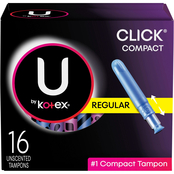 U by Kotex Super Premium Regular Tampons 16 ct.