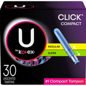 U by Kotex Super Premium Click Tampons Multipack