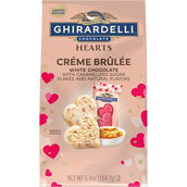 Ghirardelli Valentines Creme Brulee Duet Hearts Large Bag 5.8 oz.