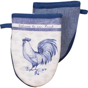 Kay Dee Designs Blue Rooster Grabber Mitt