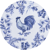 Kay Dee Designs Blue Rooster Braided Placemat