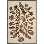 Martha Stewart Collection Floral Arabesque Area Rug