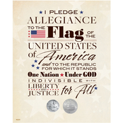 American Coin Treasures Pledge of Allegiance Bicentennial Quarter and Half Dollar