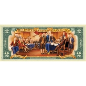 American Coin Treasures Colorized $2 Bill